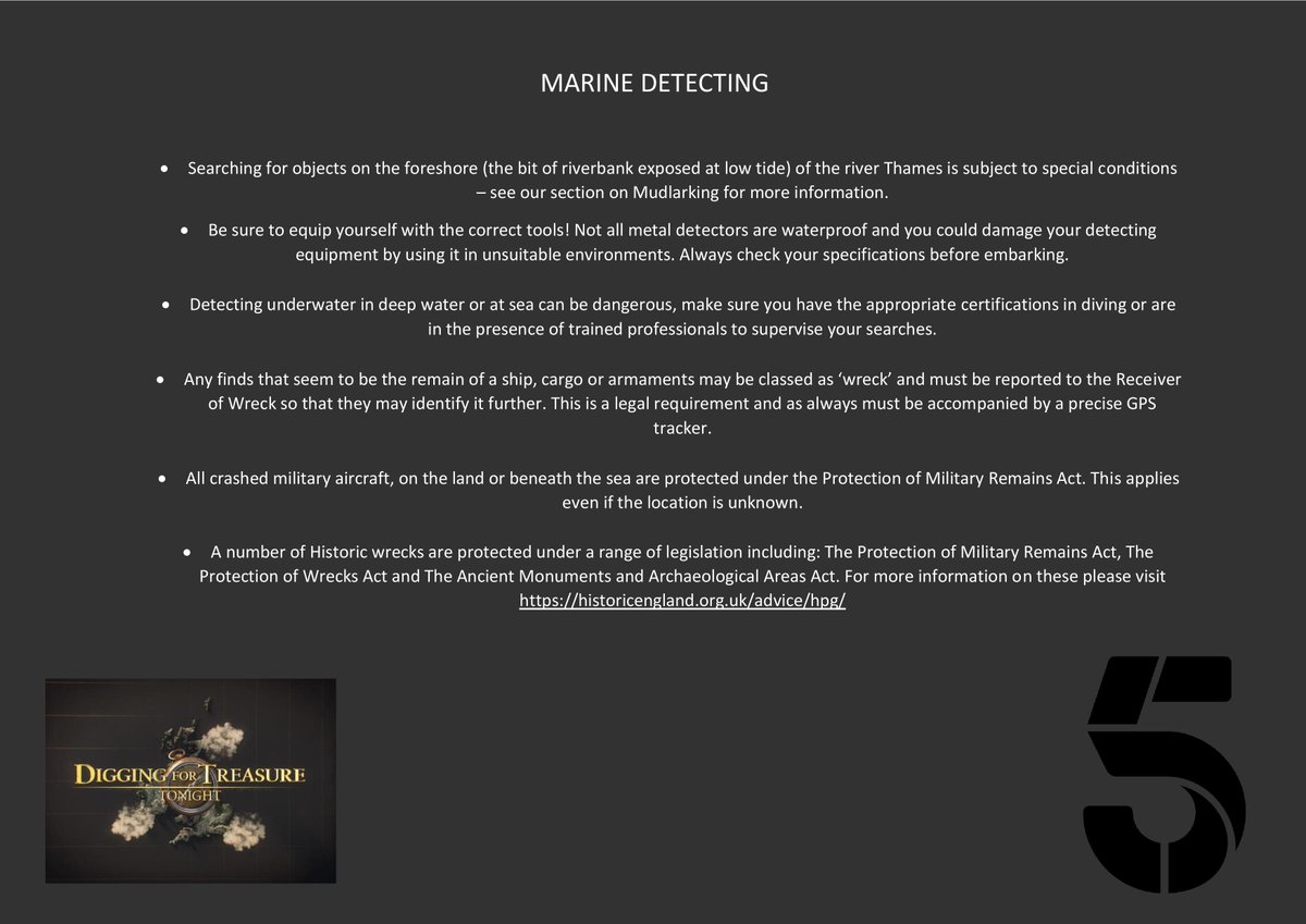 dfttc5's tweet photo. In tonight's episode of Digging For Treasure, we explore "Scuba-Tecting". If this is something that you would like to learn more about check out this helpful guidance sheet below 🌊🤿 https://t.co/Au6P93cXSD