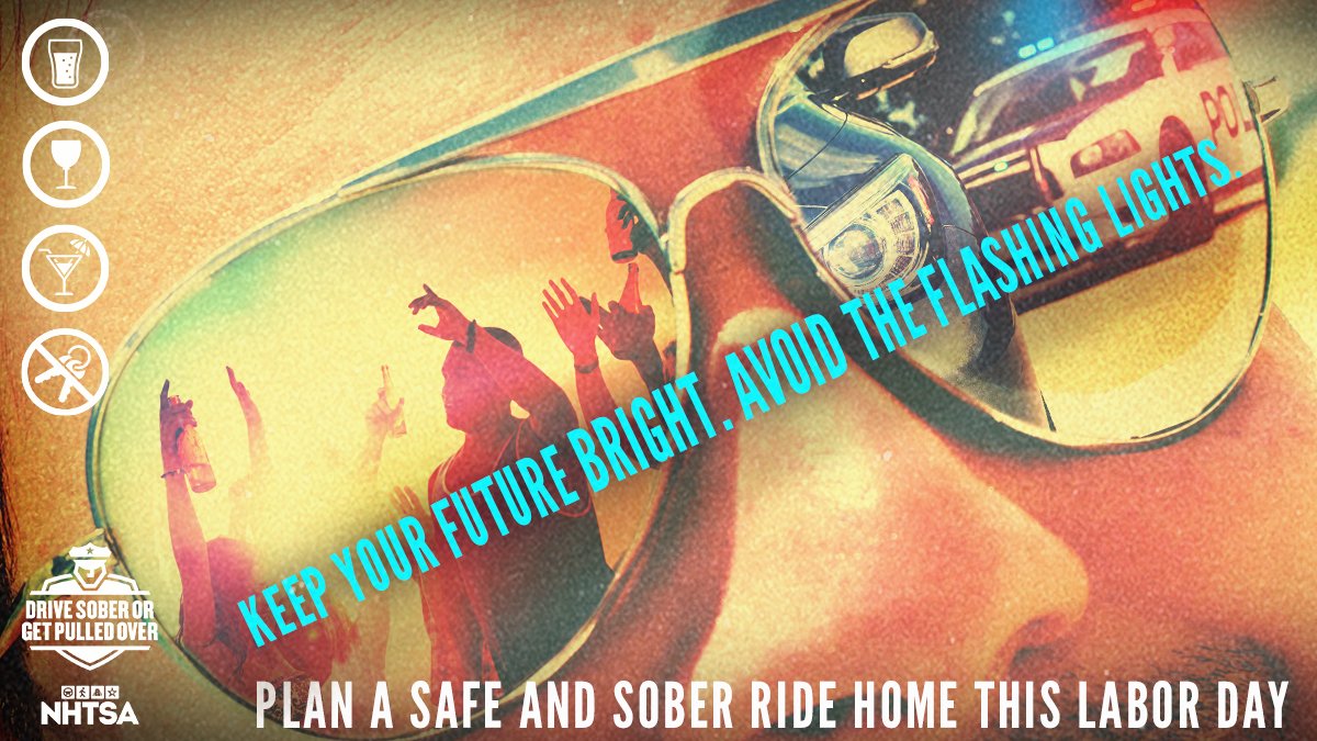 radiolia's tweet photo. Enjoy #LaborDay to the fullest! But have a safe ride home planned in advance. Schedule a rideshare, taxi, public transportation or a sober friend to get you home safely. #DriveSober or Get Pulled Over. #ad https://t.co/KZngeV6MfK
