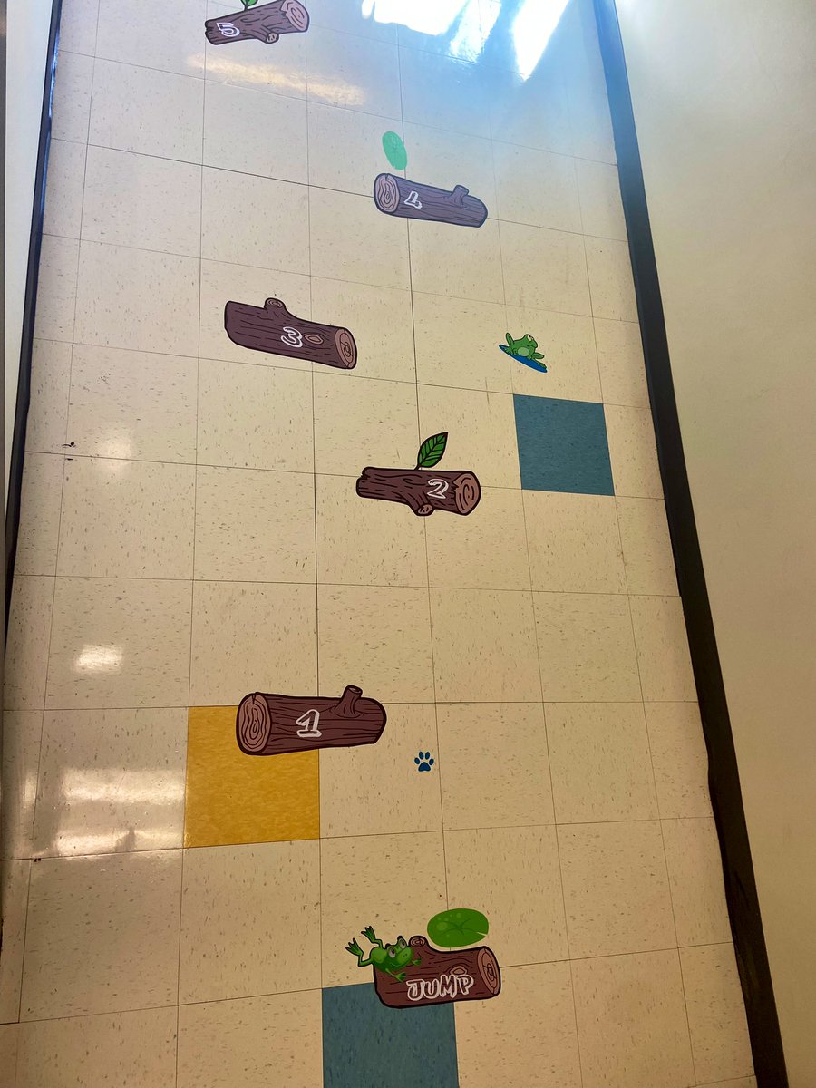 K5Counselor's tweet photo. Check out these sensory paths @Kingswoodbuzz! Can’t wait to watch students use these to self regulate and refocus! https://t.co/6iLPiRmCod