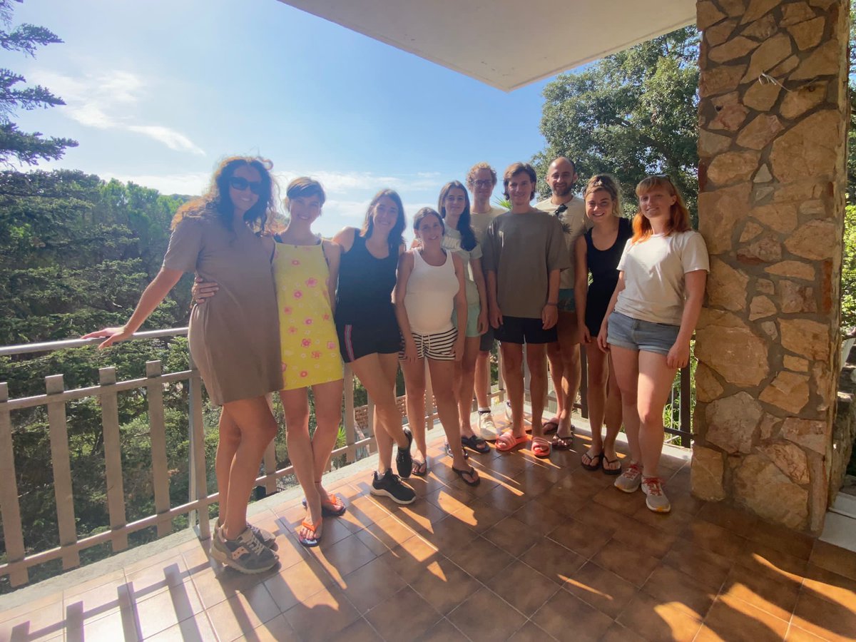 marietabernabeu's tweet photo. Bernabeu lab retreat in la Costa Brava! Science, beach and sun! @EMBLBarcelona https://t.co/jJYyYHmq4r