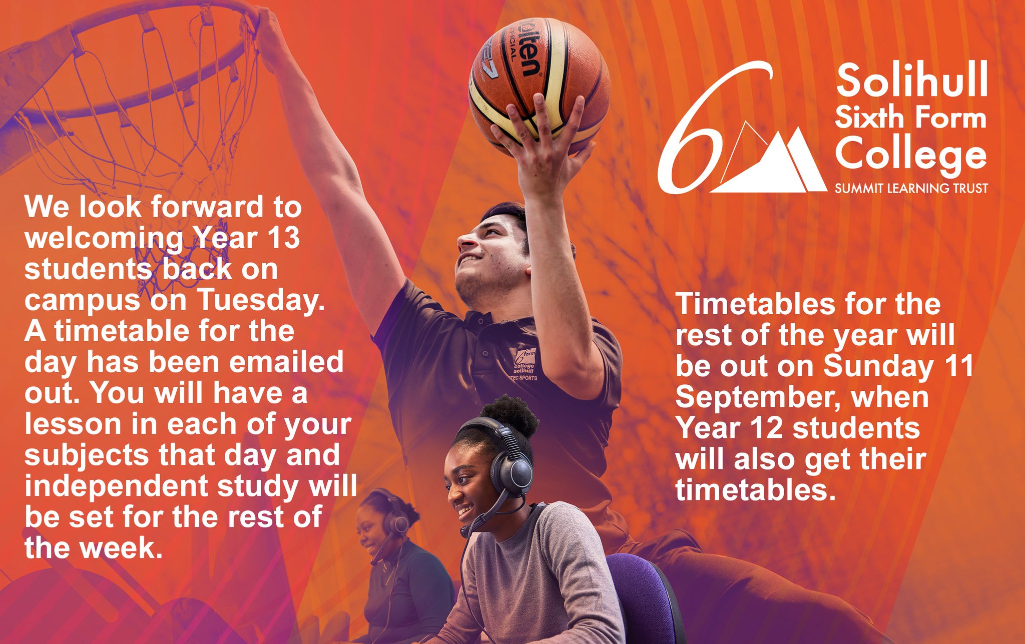 Solihull sixth form college on twitter a timetable for y13 lessons