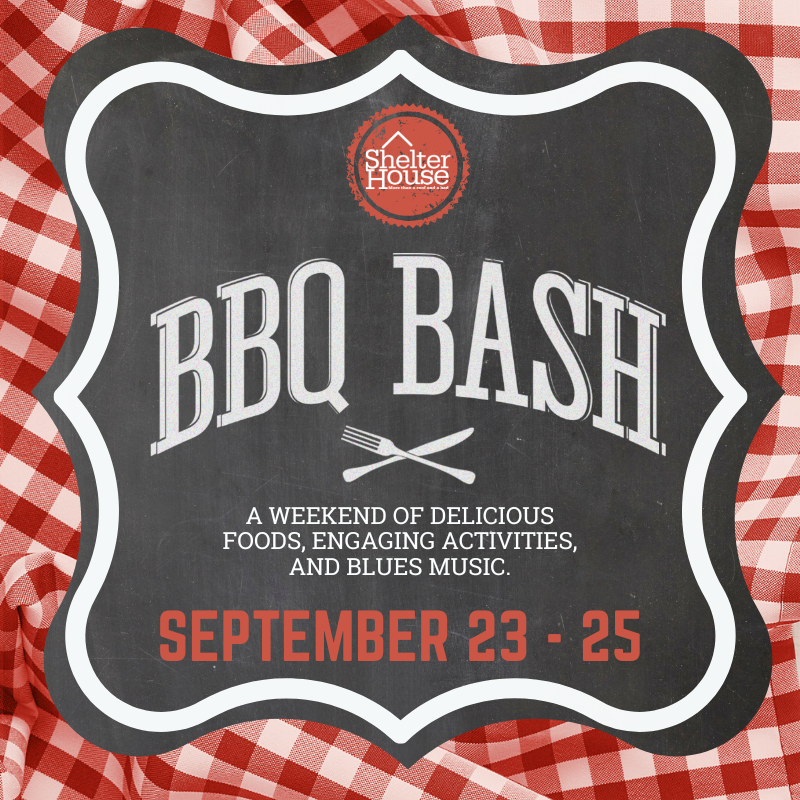 Do you have your tickets yet? Choose a date - order tickets for BBQ Bash for either September 23rd, 24th, or 25th! Purchase tickets at shelterhouseiowa.org/bbq-bash.