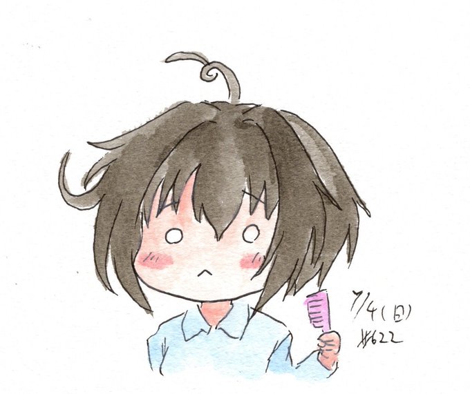 寝癖がひどいのtwitterイラスト検索結果