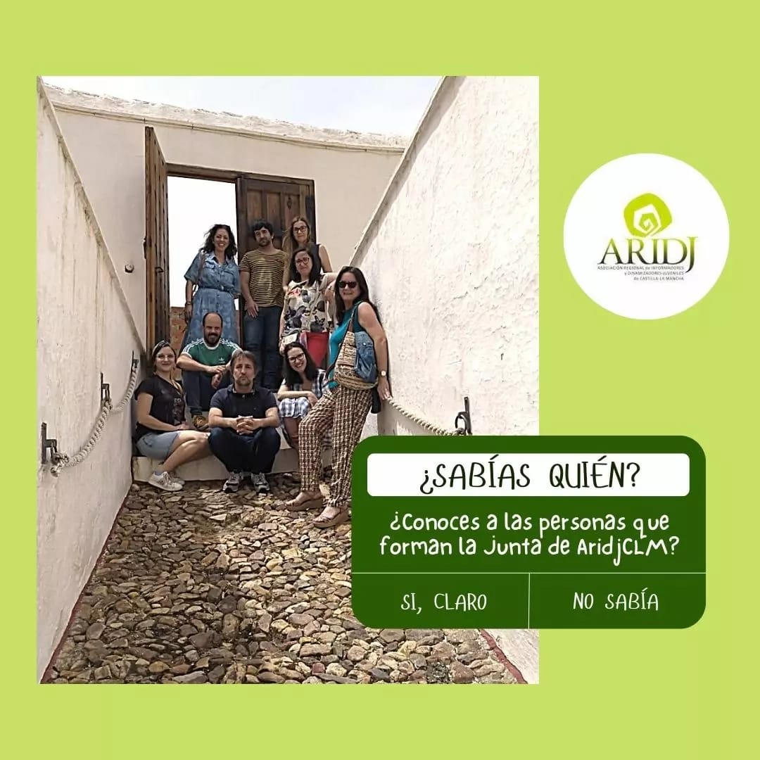ARIDJCLM's tweet photo. 👥 Conoces a las personas que forman la junta directiva de #AridjCLM? 
Juanfran,MJosé, Maribel,Tote,Teresa, Maribel,MJosé,Narval y Laura

Puedes contactar con nosotr@s a  través de nuestro 📨: aridjclm@gmail.com 

#AridjCLM #InformacionJuvenil
#conocenos #ProfesionalesdeJuventud https://t.co/fwqVWnJNPD