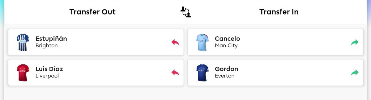 BenFPL9's tweet photo. What would you do ? (Pulled the trigger) 😬 #FPL #FPLCommunity https://t.co/rl480ZHB69