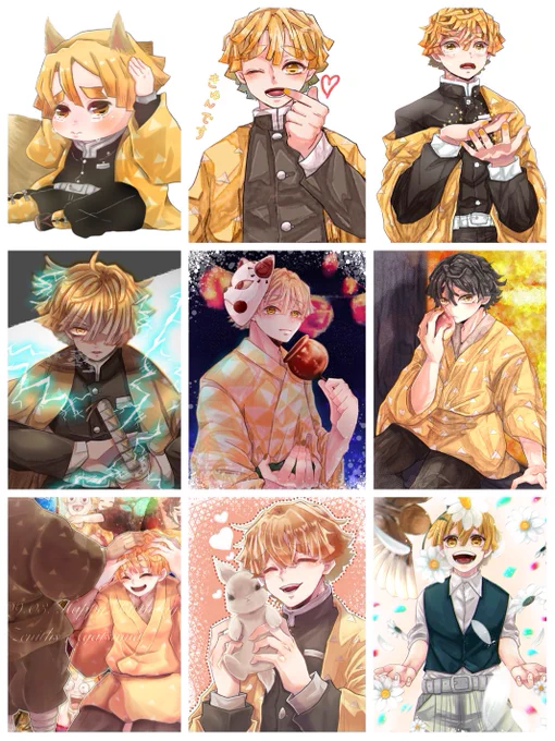 #我妻善逸誕生祭2022
おめでとう🎉(再掲) 