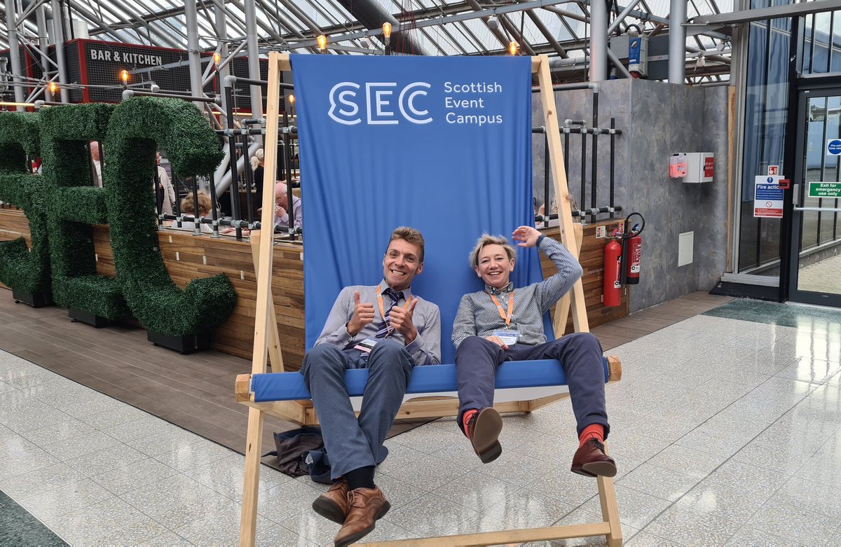 sFairbanksHE's tweet photo. Chairs in a chair!
A well-deserved rest for me and Catherine after chairing the Newcomers Track.
It's always a joy to work with Catherine. I'll be forever grateful that she made me her co-chair.
A fun and fulfilling journey!
#CEAC22 @cv_thomson https://t.co/BjWIpC9AQs