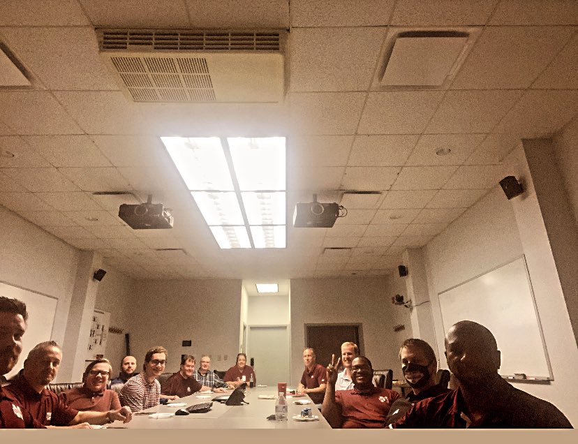 The best Desktop Support Team in Higher ED! Blessed to have this team working beside me! #GeekSquad #Educause  #CollegeColorsDay #HailState #MaroonFriday