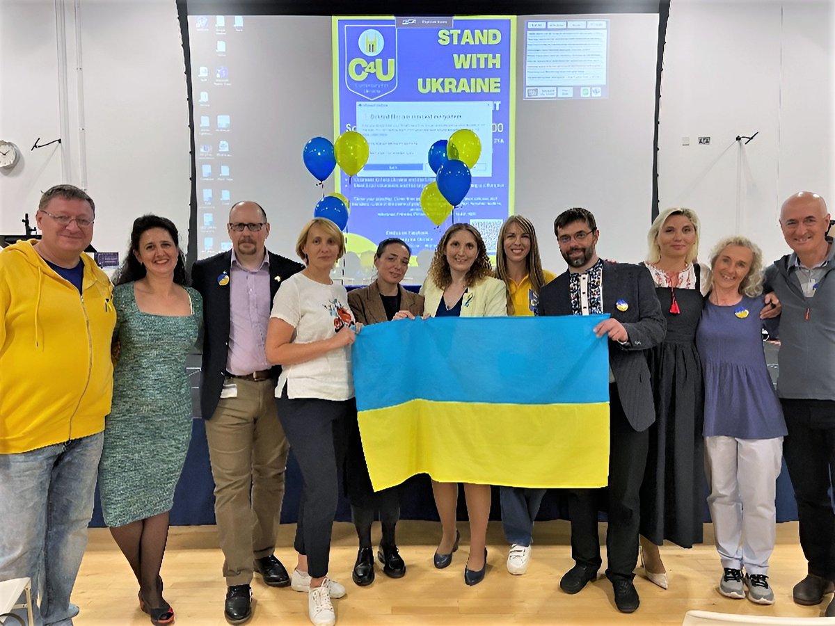 Senior Lecturer in Economics at DMU, Denys Nizalov, and his wife Olena, co-founded a support group for Ukrainian families in need. ☺️ Find out more about their Canterbury for Ukraine (C4U) initiative here 👉bit.ly/3AMgRO3 #DMU #MadeFromMore