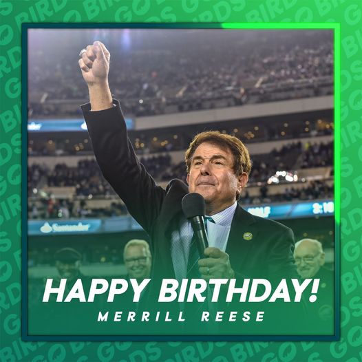 Happy 80th birthday, Merrill Reese!
And go / 