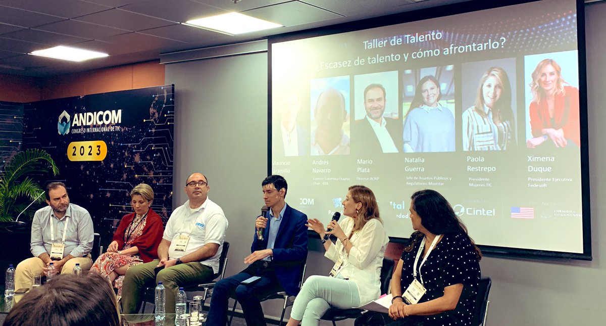 Muy interesante el taller de talento #ANDICOM2022 Cómo afrontar el escasez de talento : crearlos !