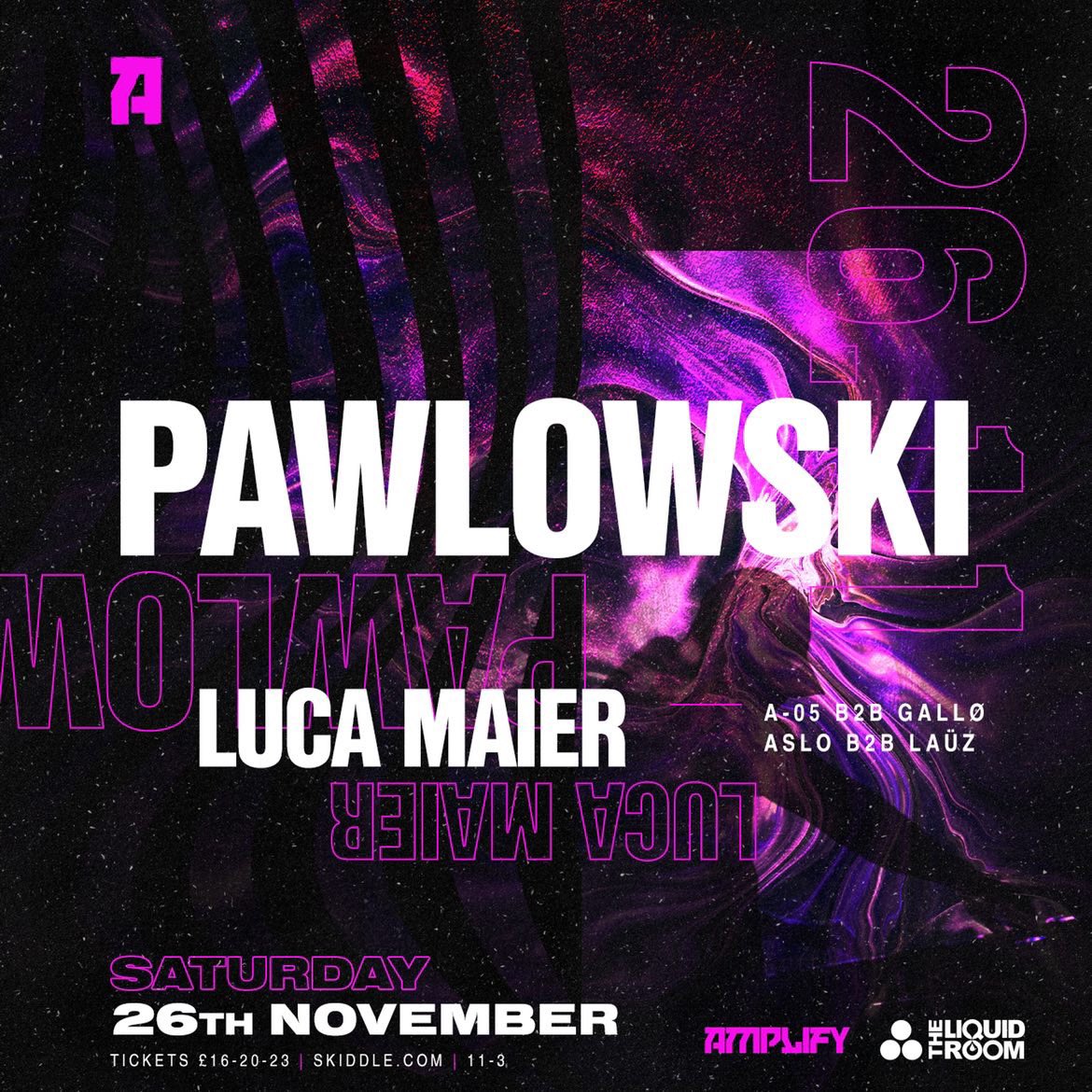 Tickets for My debut night at The Liquid Rooms supporting Pawlowski and Luca Maier out on skiddle 🫶🏼🥷🏻

skiddle.com/whats-on/Edinb…