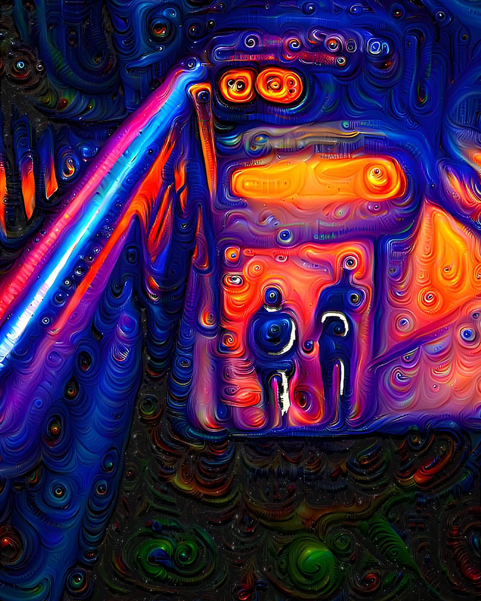 jack_entropy's tweet photo. SUBWAY DREAM

My new process:

- Create original base artwork (to maintain originality)
- Run through AI (to create disorder)
- Final tweaks (to add order or more disorder)

#NFTs #aiartcommunity #NFTCommunity https://t.co/tB91uoc6BU