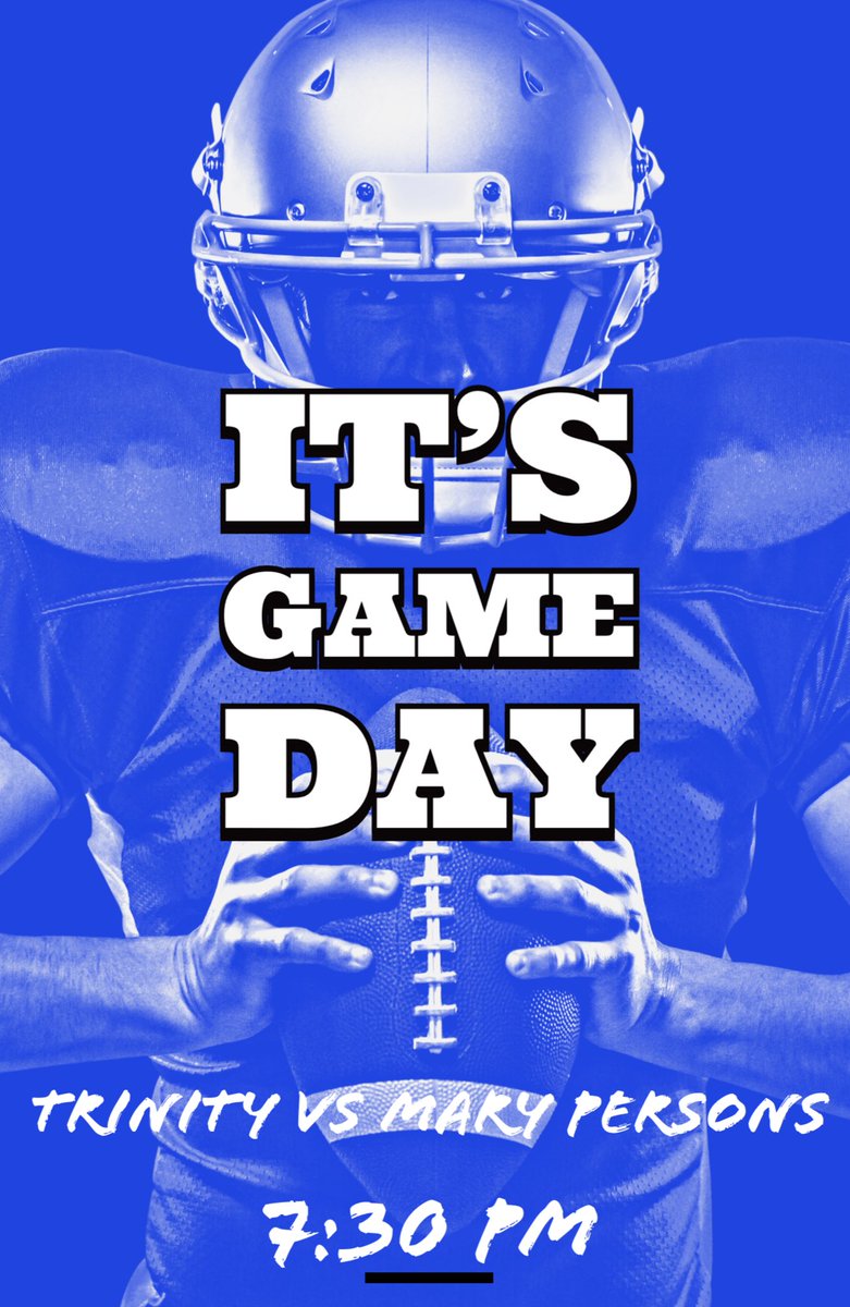 football_tcs's tweet image. Let’s go, Lions!!! Game at Mary Persons at 7:30 PM tonight!!!

#preparationandbrotherhood
#trinitystrong #wearetrinity #feartheroar #uncommon #family #toughertogether #smoke #748conquered #dawgs