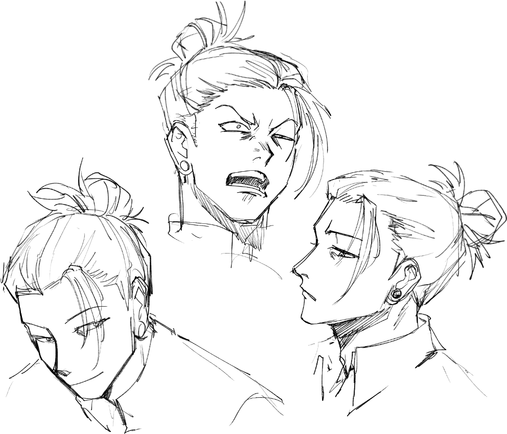 some gertos as i relearn to draw him for the 97987934th time 