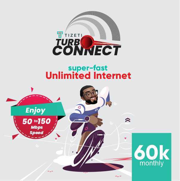 tizeti's tweet photo. Turbo Connect is Tizeti's hybrid package for super-fast unlimited Internet. 50-150Mbps Turbo Connect speeds. This service serves residential and business users.

Sign up at: https://t.co/yrM0Y29xeE
Alternatively, call 012291000 or 012299090.
Or email business.devt@tizeti.com https://t.co/mtB2VCj02x