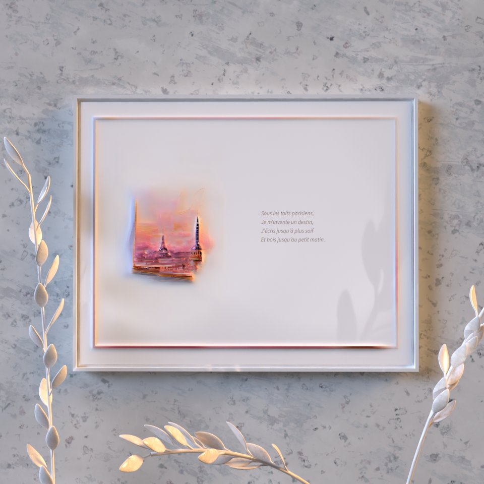 le_meta_poete's tweet photo. 1 NFT = 1 poem 
1 Collection = 1 book 

Because doing just like everyone else drives me crazy, I transformed my poetry book into a collection, poems into digital paintings and put my soul into creating new writing formats 

Thanks @citiesofL @LesterPaints https://t.co/hGVbVTbGuk