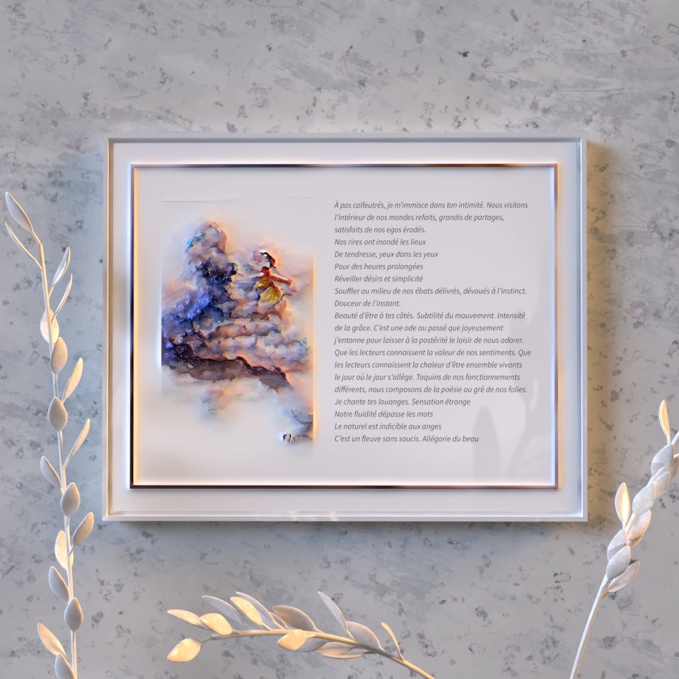 le_meta_poete's tweet photo. 1 NFT = 1 poem 
1 Collection = 1 book 

Because doing just like everyone else drives me crazy, I transformed my poetry book into a collection, poems into digital paintings and put my soul into creating new writing formats 

Thanks @citiesofL @LesterPaints https://t.co/hGVbVTbGuk