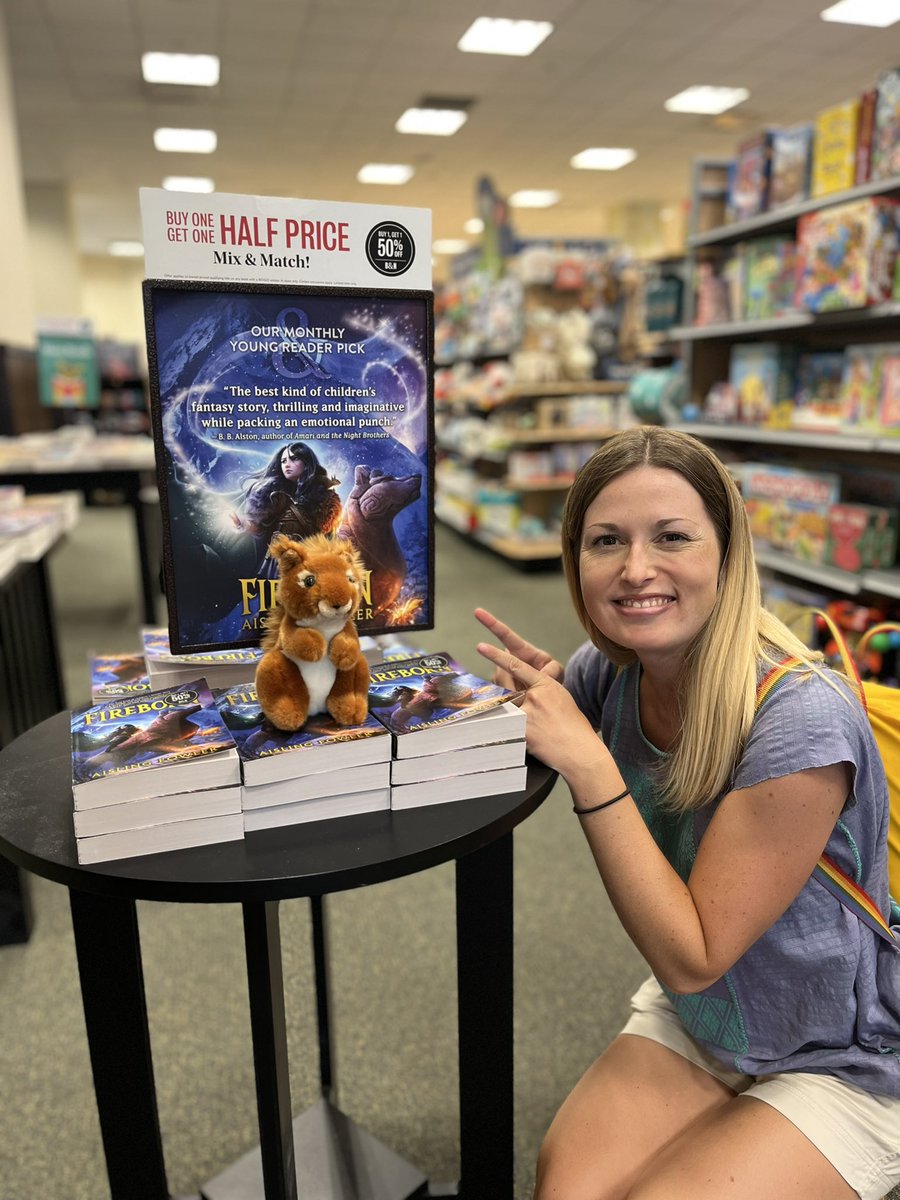 Had the best day yesterday visiting 7 B&amp;Ns!! I signed #Fireborn, met amazing booksellers &amp; accidentally hand sold a copy of the book! Such fun times! 
Signed copies now in: <a href="/BNManhattanBch/">BN Manhattan Beach</a>
@BNTorrance 
<a href="/BNLBTowneCenter/">Barnes & Noble</a> 
<a href="/BNMarinaPac/">B&N Marina Pacifica</a>
<a href="/BNEvents_HB/">B&N Huntington Beach</a>
<a href="/BNNewportBeach/">B&N Newport Beach</a> 
<a href="/BNAlisoViejo/">@BNAlisoViejo</a> 
🔥