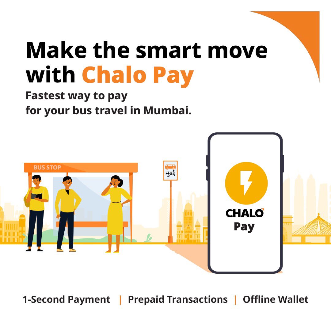 chaloapp's tweet photo. Introducing #ChaloPay, a smart wallet that lets you pay directly to the conductor every time you travel! Just load the money once and save the hassle of multiple online transactions.

Know more: https://t.co/XQAiEFWW1o​
 
#Chalo #ChaloApp #AvailOffer #DownloadNow https://t.co/qjFVs3lxjy