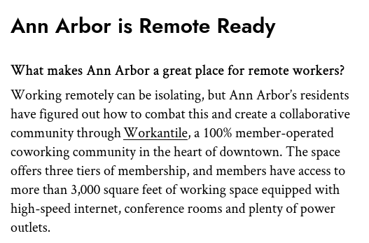 Livability listed us as a reason they ranked Ann Arbor the #2 best city to live in the USA! 🎉livability.com/best-places/20…