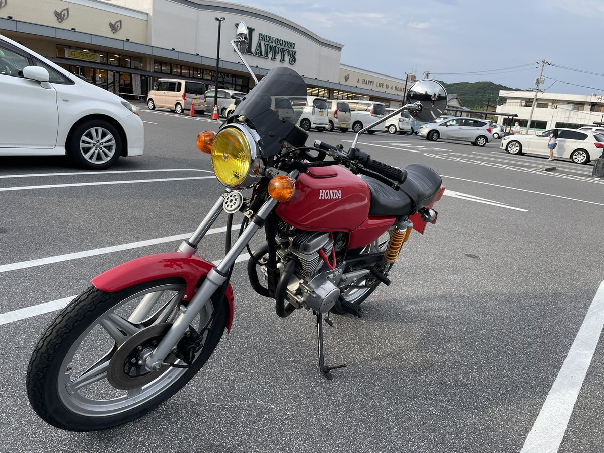 AThannel's tweet photo. 自分色へ
不調車を自分の手で絶好車へ
1979年式　cb125t https://t.co/sFWBZJkL8W