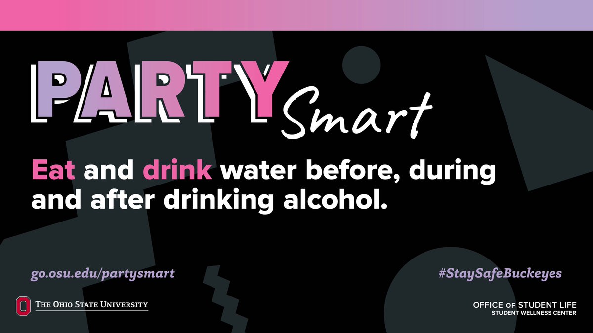 Ohio State football is back! As you prepare for tomorrows historic game, please consider these tips on how to #PartySmart