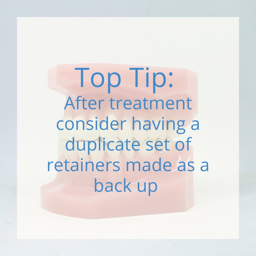We always recommend that after treatment you should consider having a duplicate set of retainers made as a back up. 

Get in touch to get your retainers made at Northenden House...
☎️ 0161 998 2622
📧 info@manchesterorthodontics.co.uk