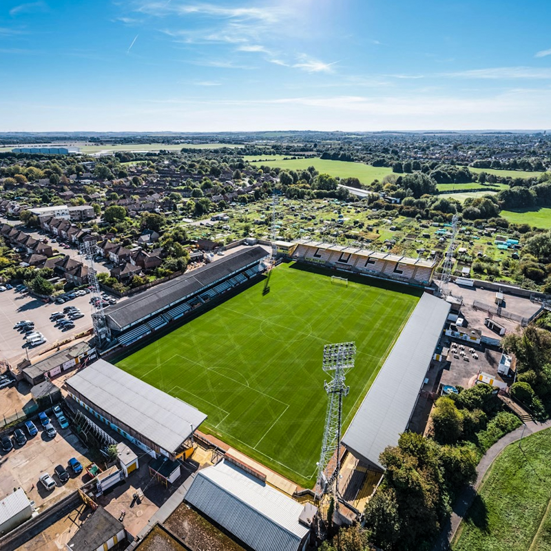 CambridgeUtdFC's tweet photo. We are delighted to announce that Cambridge United owns the Abbey Stadium once again. 💛🖤
 
#CamUTD | @GrosvenorPropUK