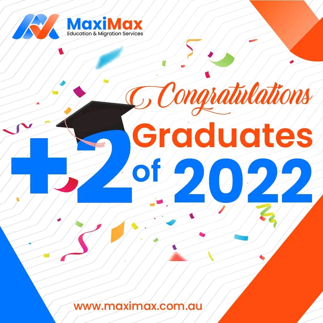 AndMaximax's tweet photo. Congratulations to all the high school graduates.🎉��

Let MaxiMax worry about your abroad study journey 👀

#MaxiMax #AbroadStudy #StudyinAustralia https://t.co/LBgvJa2nmw