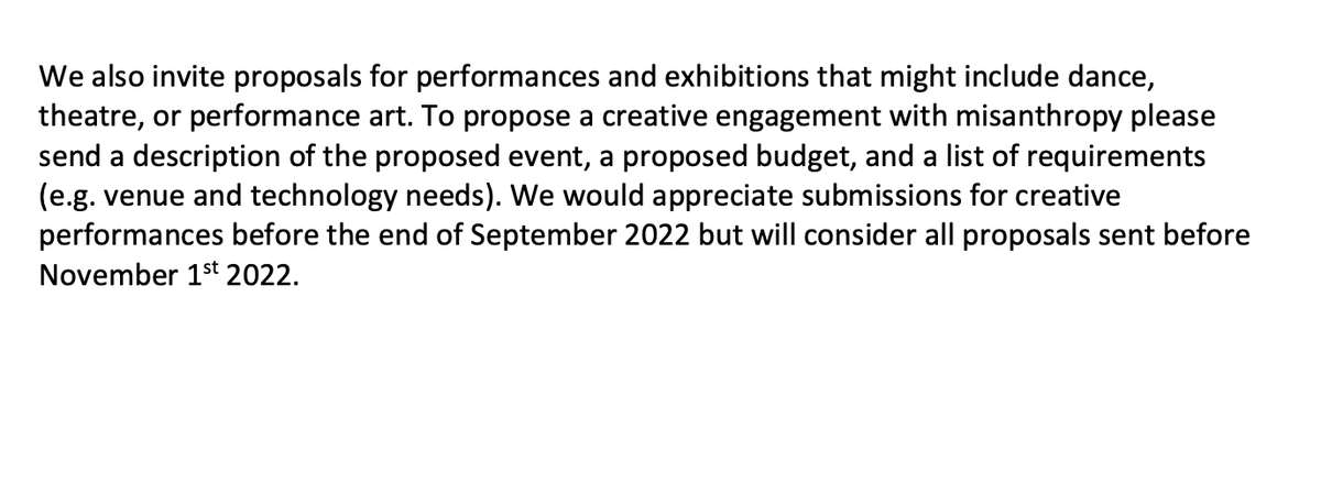 After a two year COVID-postponement, we are thrilled to announce that the Critical Misanthropy conference will be going ahead at the University of Amsterdam in January 2023!! Please do share the attached CFP and consider submitting an abstract!
