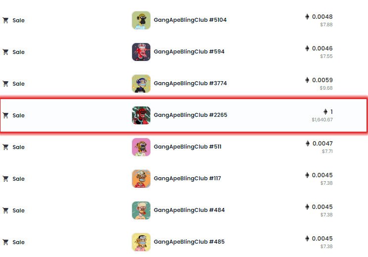 GangApeBlingNFT's tweet image. Who's Dat ???

The Gang Ape Community is literally insane!!!

The Ultra Rare Gang Ape has just been sold for 1 Eth

Gang Army, let the world know who we are!!!
Are you ready to hit the moon?!!!

#1eth #GABC #NFT #NFTCommunity #NFTGiveaway #nftart