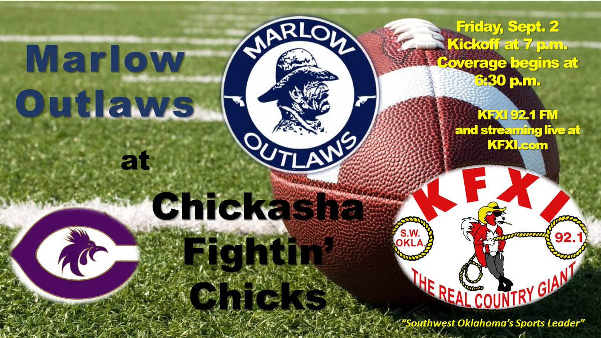 #7 3A Marlow at 4A Chickasha
kfxi.com
#OKPreps