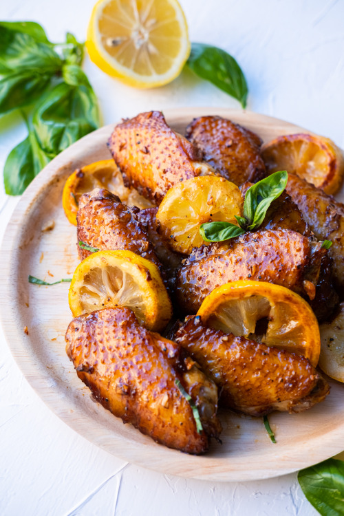overclockingit's tweet image. Honey Lemon Chicken Wings