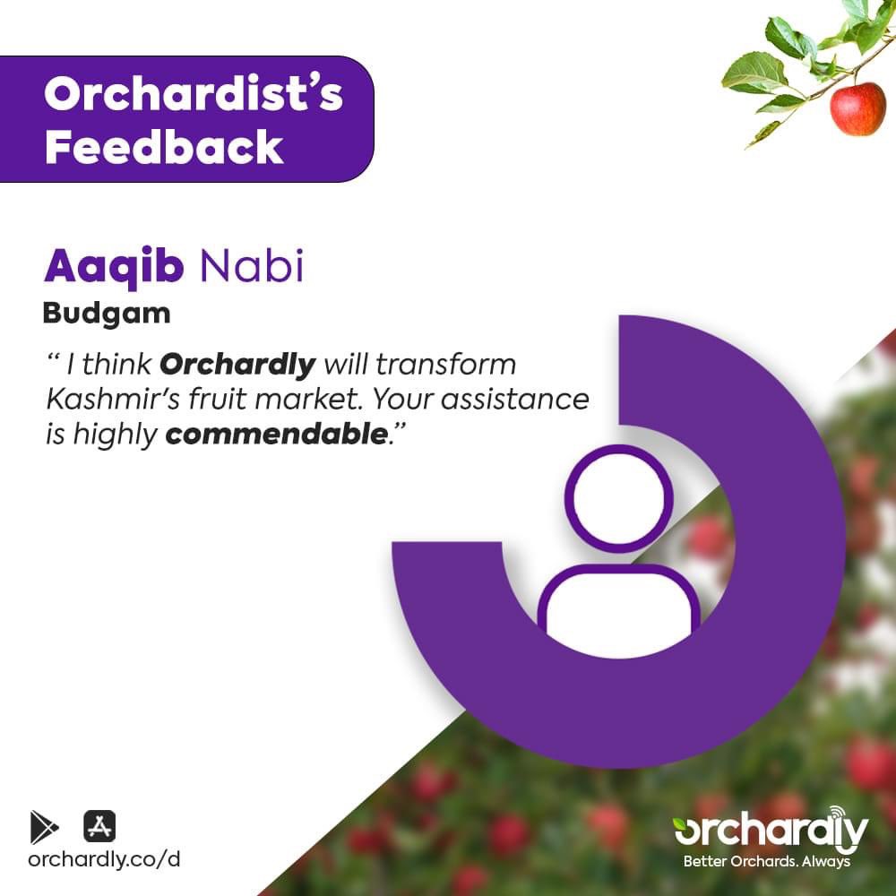 OrchardlyApp's tweet photo. The support we receive from growers is encouraging. Thank you!

#orchardlyapp #growersfirst #growerstories #successstories #smartagriculture https://t.co/DDEVAY3EVT