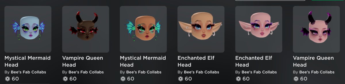 These new faces and ugc heads are sogood 🤩 twitter.com/BeeismRblx/sta… #Roblox