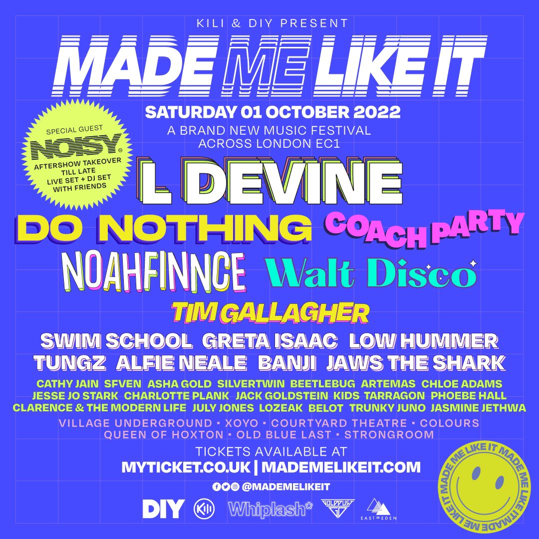 Let’s go people! I’m playing @mademelikeit festival!
