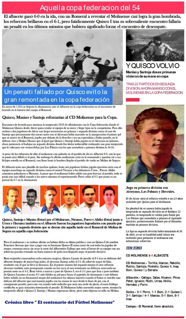 ASOCIACION EL CENTENARIO DEL FUTBOL MOLINENSE (@molinensedpva) on Twitter photo 