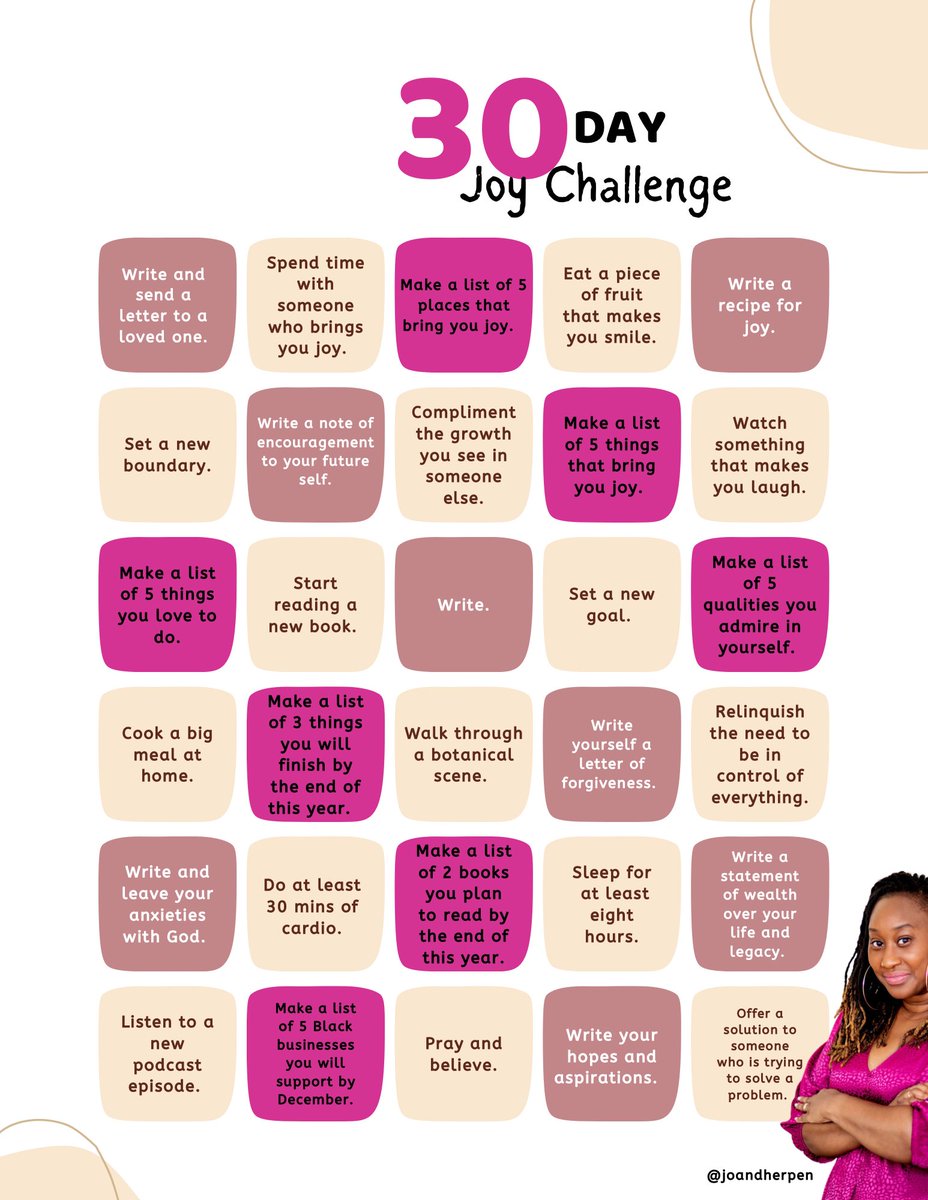 #GriefAwarenessDay was observed this week. Adding a little joy to any experience of grief is a step in healing. Join the challenge! 
#joandherpen #tellyouruneditedstory #writers #writing #journaling #healing #joy