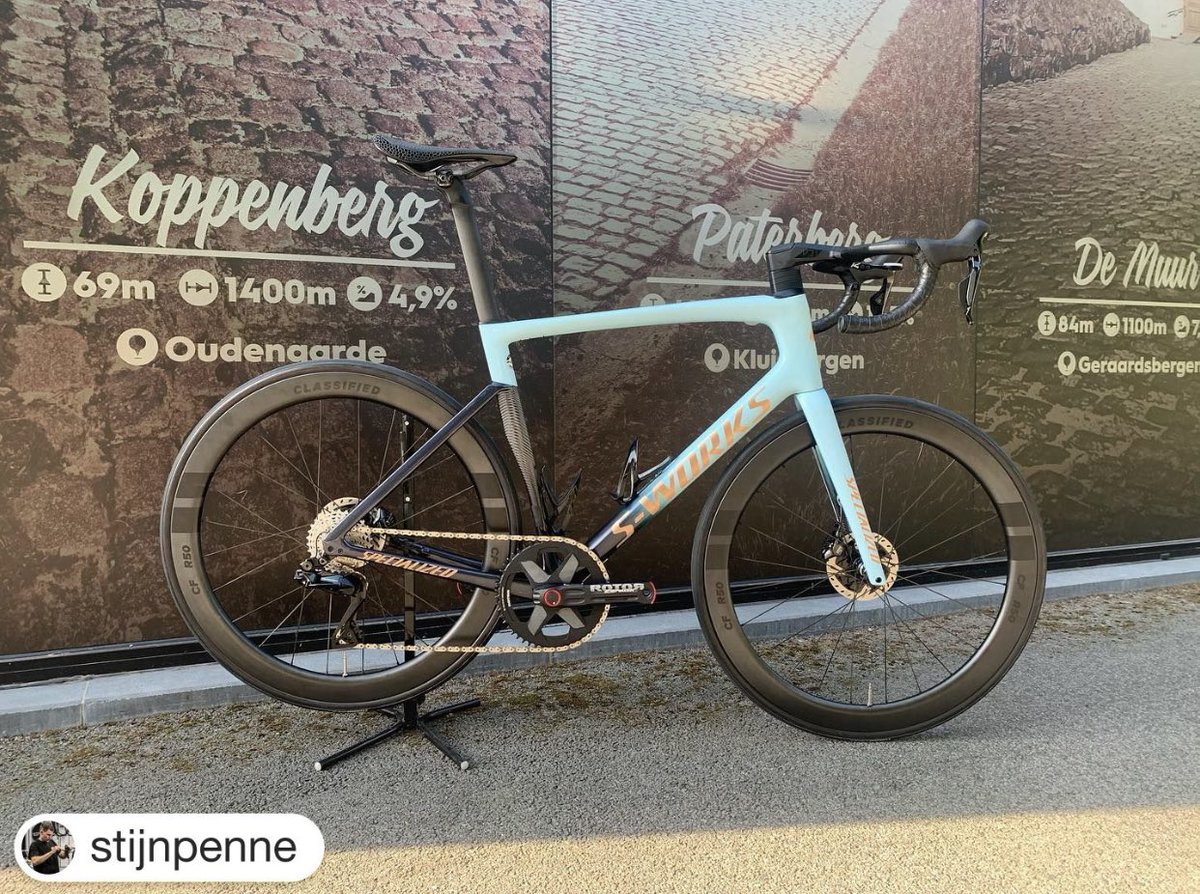 VeloPerso's tweet photo. Superbe montage en Rotor 2INpower monoplateau.
https://t.co/PRPde5feVP
Monoplateau disponibles de 34 à 54 dents:
https://t.co/rFS9RCpG8Q
#specialized #tarmac #2inpower #rotorbike #powermeter #rotor https://t.co/2zWRYkRsRe