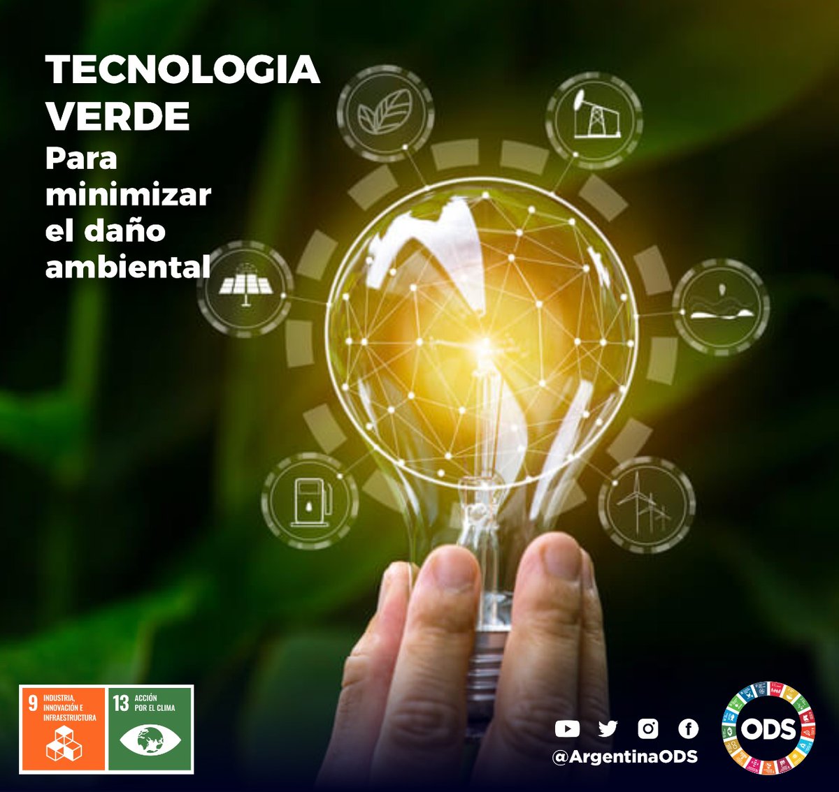 OficinaOds's tweet photo. 🌱 ¡Cuidar nuestro #Planeta es posible de la mano de las #NTICs!
📢 Desde @ArgentinaOds te contamos que la #Tecnología es una gran aliada para minimizar el #DañoAmbiental
En esta nota te contamos acerca de la #TecnologíaVerde 👇
https://t.co/cUxeWlKmum https://t.co/chTUeizv7U