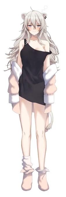 眠いライオン。 #ししろん新衣装予想 