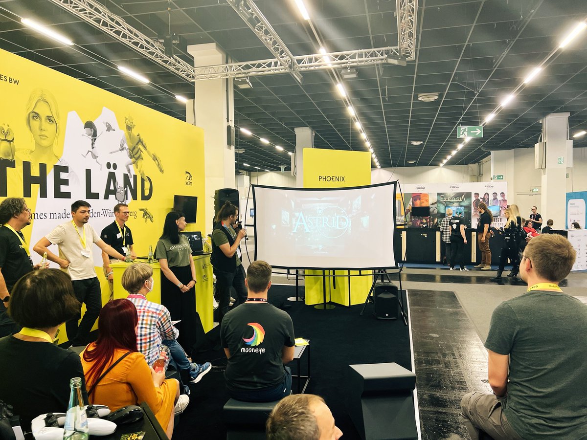 TrappedPredator's tweet photo. We had a great time at #gamescom22 in cologne! It was awesome seeing so many old and new faces there, catching up and making new acquaintances!   
And of course also thanks @game_verband for providing a space to relax and delicious coffee ☕

See you next year! 🤗
#IndieGameDev https://t.co/gDDPEPM5Sl