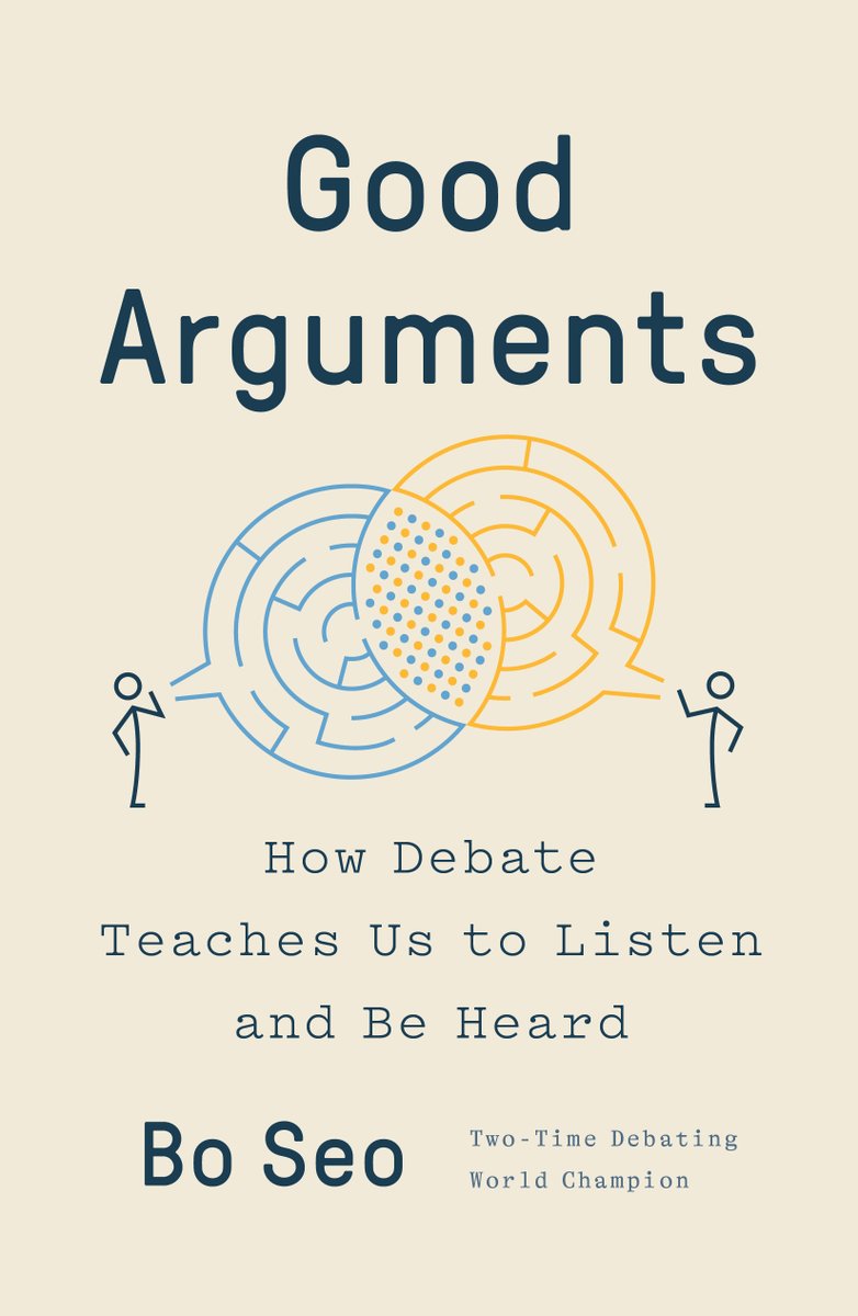 penguinpress's tweet photo. Mark your calendars for September 23! Bo Seo, debate champion and author of #GoodArguments will be in conversation with @DKThomp in a virtual event hosted by @HarvardBooks and @HarvardEthics. Registration is now open! https://t.co/Herw9j2YaM https://t.co/th0rs1fBHq