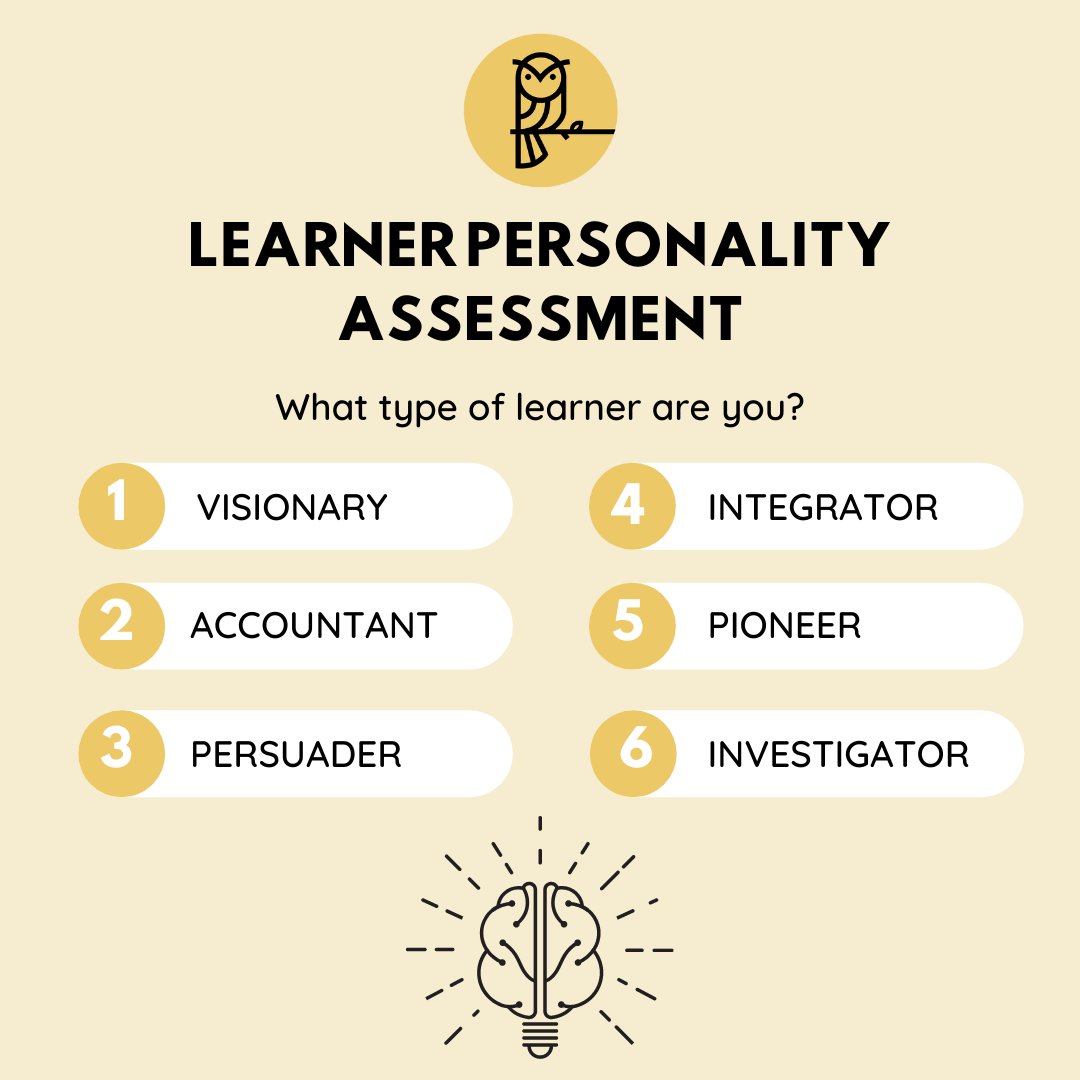 Streamlinelearn's tweet image. Introducing the Learner Personality Assessment. This test is designed to help you identify what kind of learner you are both independently and in a group. Take for free today! …rnerassessment.streamlinelearning.com #learner #personalitytest #assessment #knowthyself