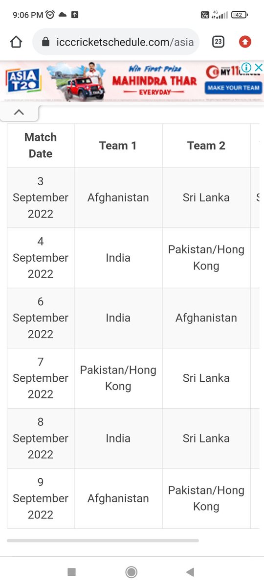 dharmesh1760's tweet photo. Afghanistan B1 team schedule saw mistake need to correct @cricbuzz  @bcci @aajtak @ICC https://t.co/SIfzflPvAC