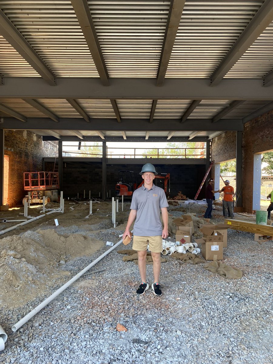 atcrockhillsc's tweet photo. From the computer and drafting table to the building site, Heath Hudson @RHHSGuidance @OzzieAhl2 did it all today on his internship #WorkBasedLearningWorks #RealWorldExperiences @RockHillSchools #RockSolid #CTEeveryday #SoftSkills and #WorkPlaceSkills #BrightFuture https://t.co/XUPqAXSbAc