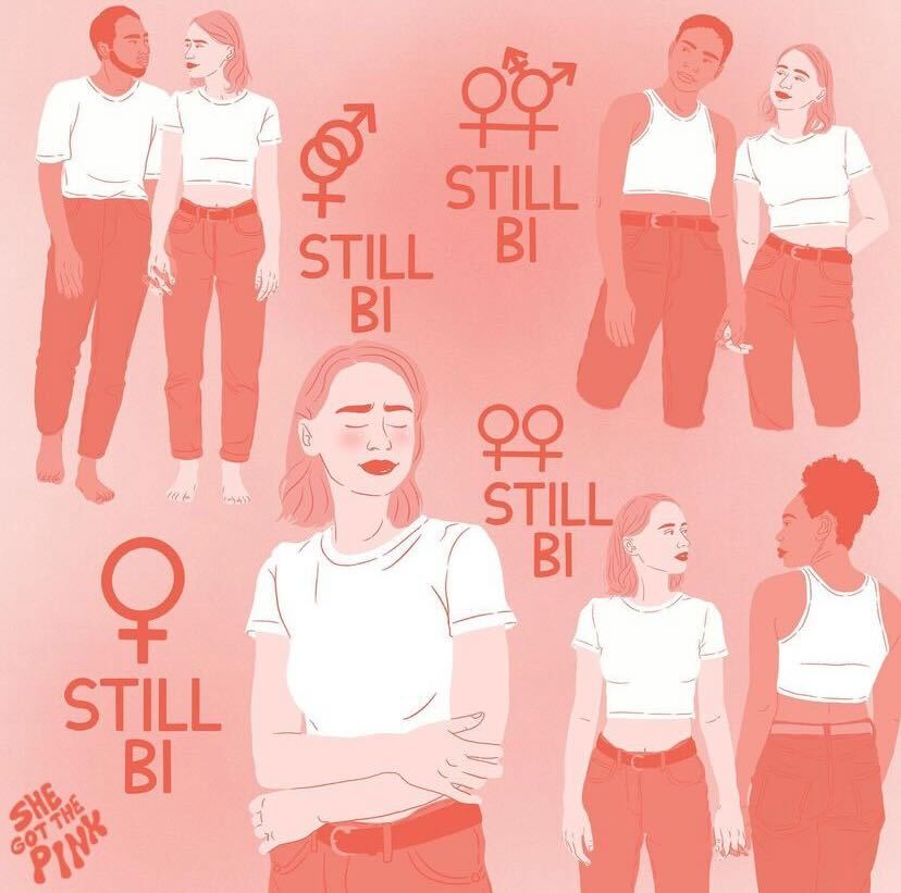 TrevorProject's tweet photo. You are valid 💗💜💙 art by @shegotthepink 🎨
If you're struggling, we're here for you: https://t.co/hxtScqt870 📲 #bi #stillbi https://t.co/iywQyLDxvQ