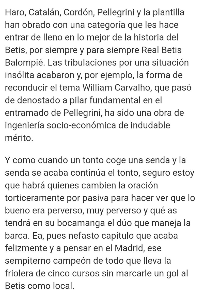 <a href="/AngelLeonci/">Ángel</a> @LoquedigaRamon <a href="/josanespina/">jose antonio espina</a> Aquí dejo el artículo completo, para el que guste leerlo. 
Muy grande <a href="/PerisLC/">Luis Carlos Peris</a>