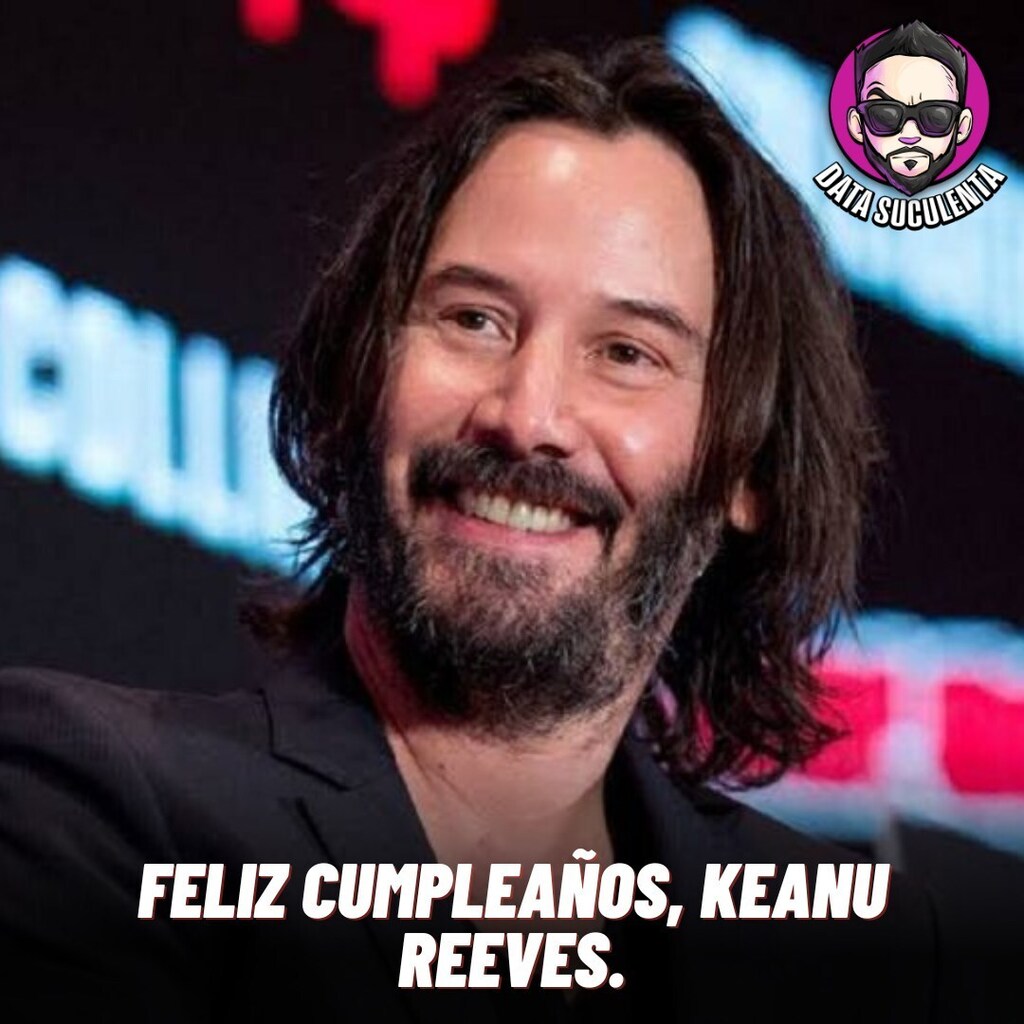 El dia de hoy, nuestro querido Keanu Reeves cumple 58 años ✨ 
Y toca felicitarlo por sus papeles tan icónicos como Neo o John Wick. ¿Sos fan del actor? los leo!